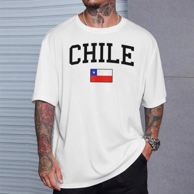 Bandera De Chile Hombres Es Niños Chile Camiseta unisex Regalos para él