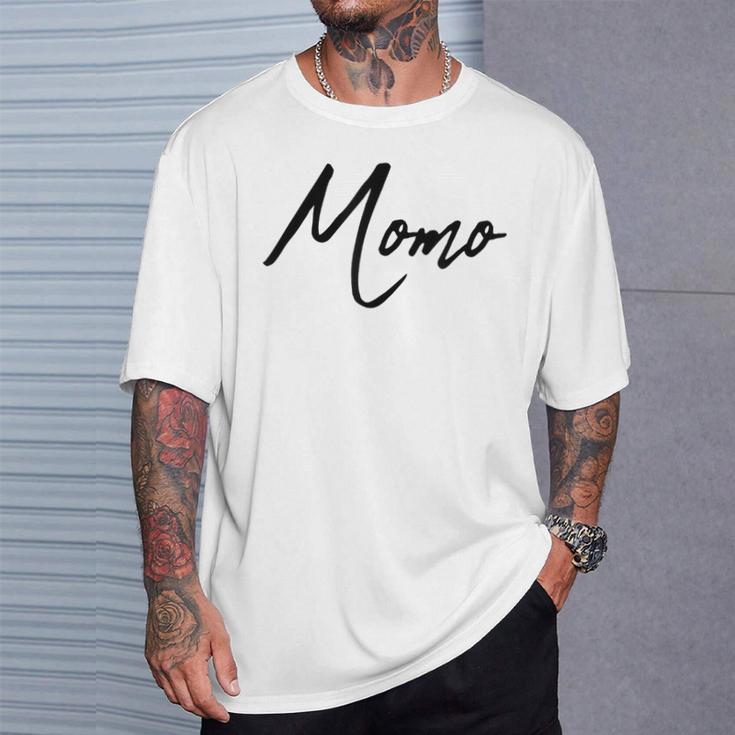 Beautiful Handwritten Font Momo Calligraphy Tシャツ 彼への贈り物