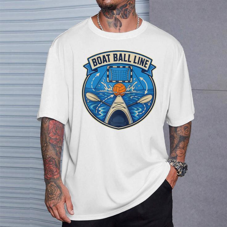 Boat Ball LINE Kayak Polo Canoe Team Raglan Baseball Tee T-Shirt Gifts for Him