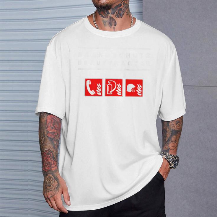 Brandschutztraining Brandschutzbeamter T-Shirt Geschenke für Ihn