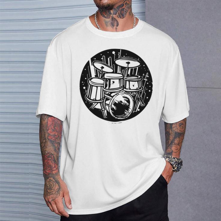 Drum Kit Drums Sweatshirt T-Shirt Gifts for Him Drum Kit Drums Sweatshirt T-Shirt Gifts for Him