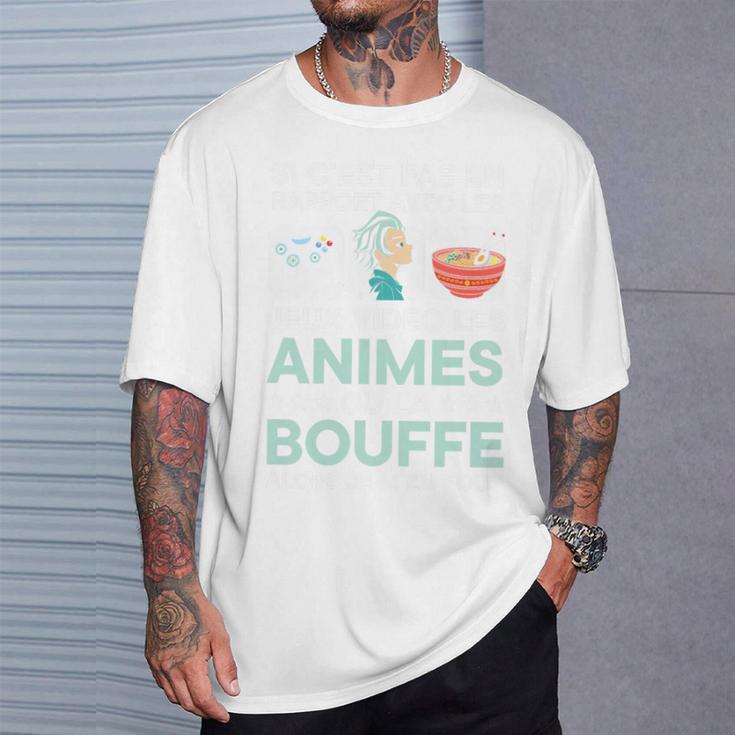 Jeuxideo Les Animes Ou La Bouffe Japon Animé Cadeau Manga Haut De Gamme T-Shirt Cadeaux pour lui