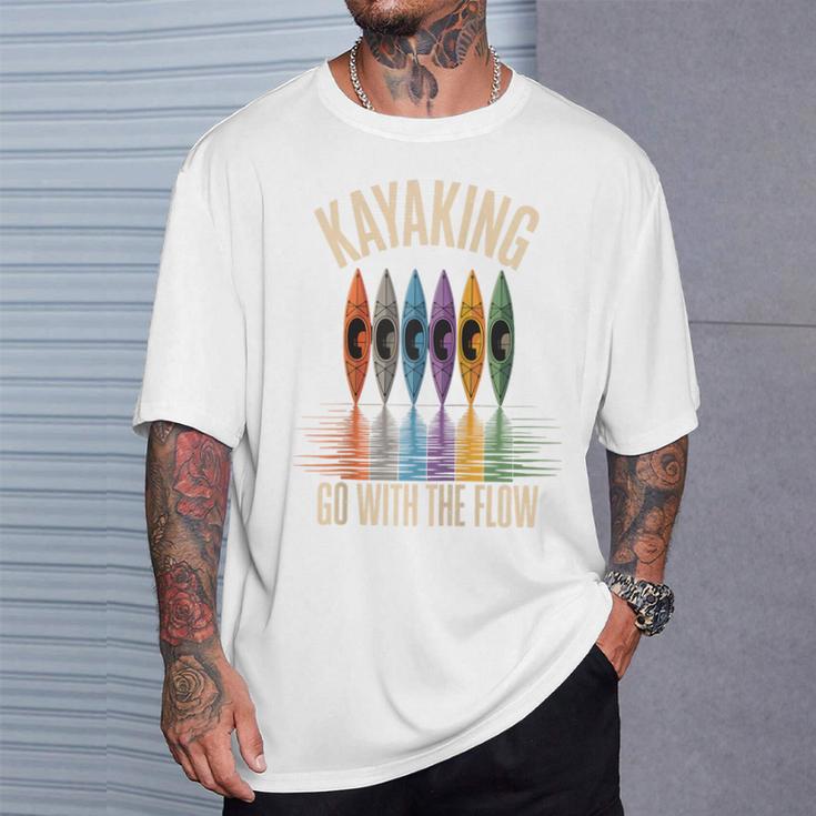Kayak And Canoe Lake Fun Raglan Baseball Tee T-Shirt Gifts for Him