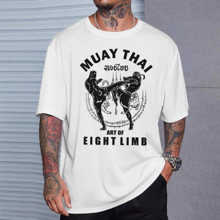 Muay Thai Art Of Eight Limb T-Shirt Gifts for Him Muay Thai Art Of Eight Limb T-Shirt Gifts for Him