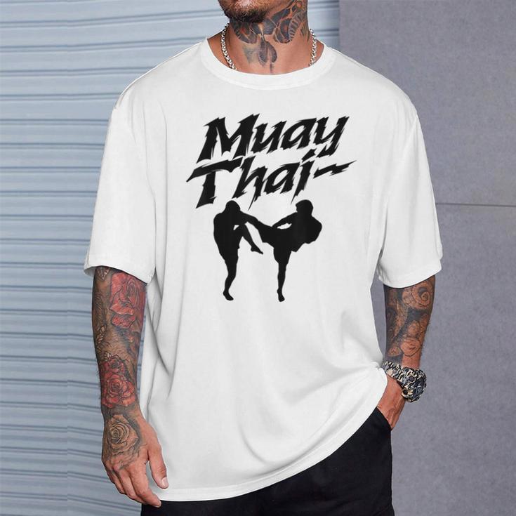 Muay Thai Boxing Martial Arts Fighter T-Shirt Gifts for Him