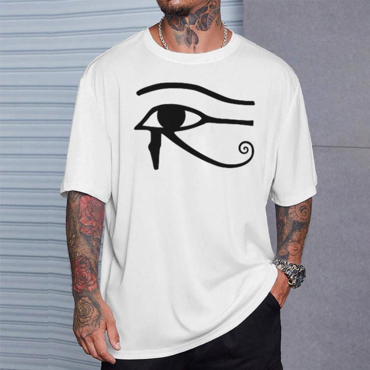 Œil D'horus Noir –Ymbole Discret De L'égypte Ancienne Égyptienne T-Shirt Cadeaux pour lui