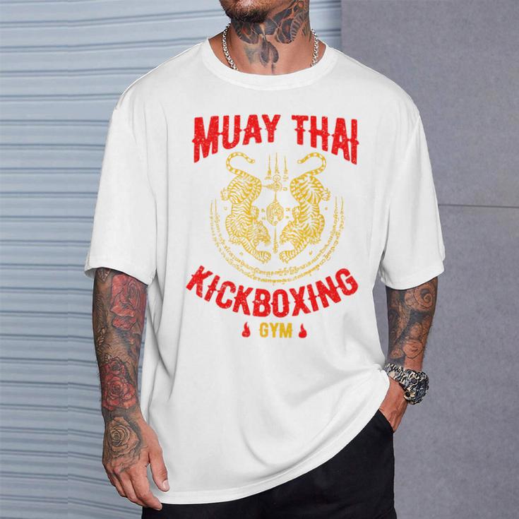 Tiger Muay Thai Kickboxing Gym MMA Training T-Shirt Gifts for Him Tiger Muay Thai Kickboxing Gym MMA Training T-Shirt Gifts for Him