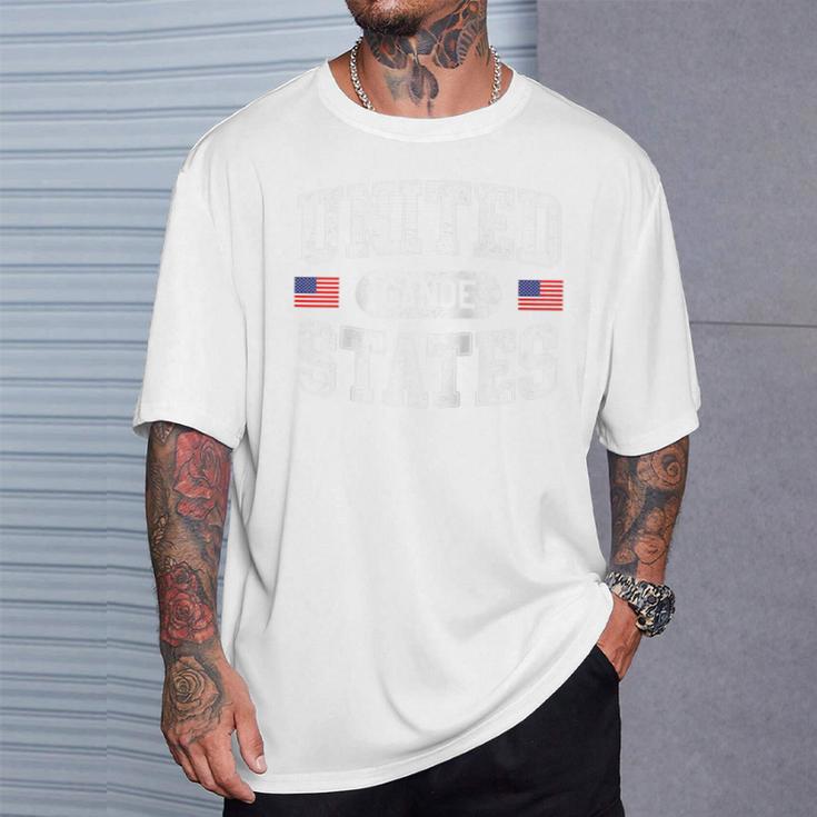 United States Canoe Canoeing Raglan Baseball Tee T-Shirt Gifts for Him