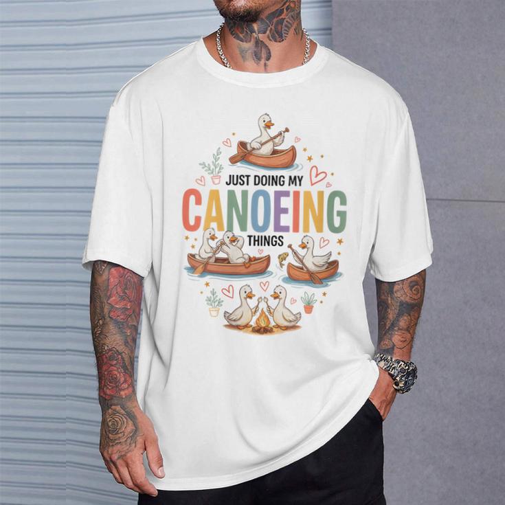 Women's Canoeing Canoe Paddle Water Flatwater Recreational T-Shirt Gifts for Him Women's Canoeing Canoe Paddle Water Flatwater Recreational T-Shirt Gifts for Him