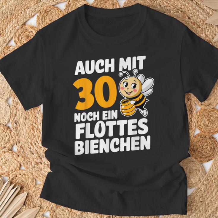 30Geburtstag Flottes Bienchen 30 Jahre Ehrentag Lustig Frau T-Shirt Geschenke für alte Männer