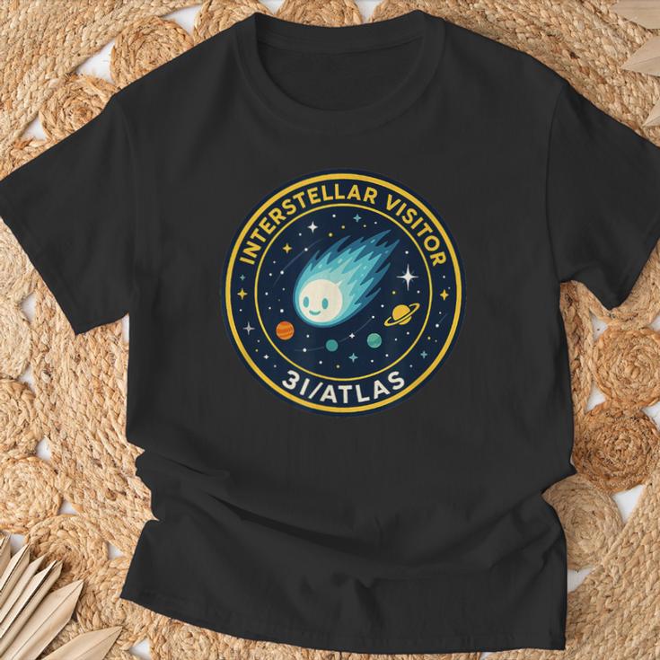3I Atlas Interstellarisitor Missionパッチデザイン Tシャツ 高齢者への贈り物