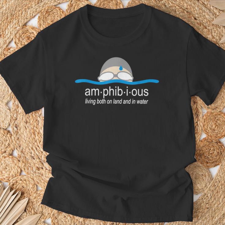 Amphibious Swimming T-Shirt Gifts for Old Men Amphibious Swimming T-Shirt Gifts for Old Men