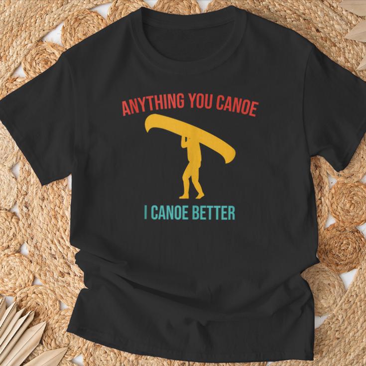 Anything You Canoe I Canoe Better Vintage Quote Sleeveless T-Shirt Gifts for Old Men Anything You Canoe I Canoe Better Vintage Quote Sleeveless T-Shirt Gifts for Old Men