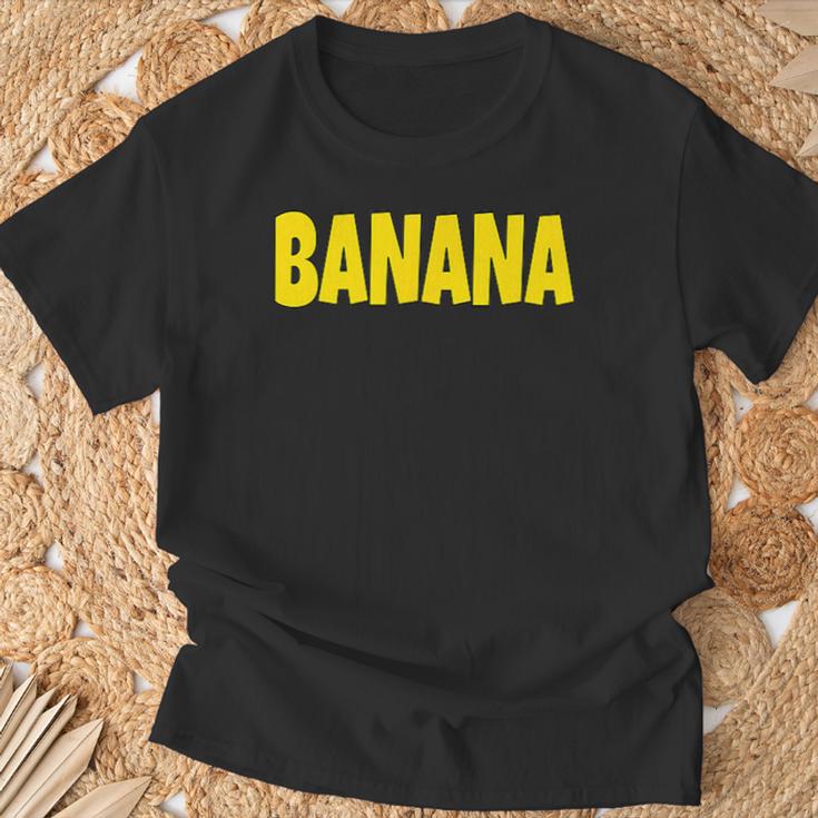 Banana The Word Banana On A コスチューム Tシャツ 高齢者への贈り物