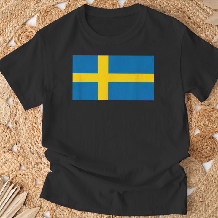 Bandera Deueciaverige Flaggaueca Hombre Camiseta unisex Regalos para ancianos