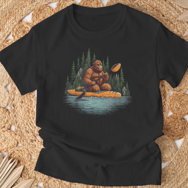 Bigfoot Kayak Paddling Lake Canoe Bigfoot Sasquatch Kayaking T-Shirt Gifts for Old Men Bigfoot Kayak Paddling Lake Canoe Bigfoot Sasquatch Kayaking T-Shirt Gifts for Old Men