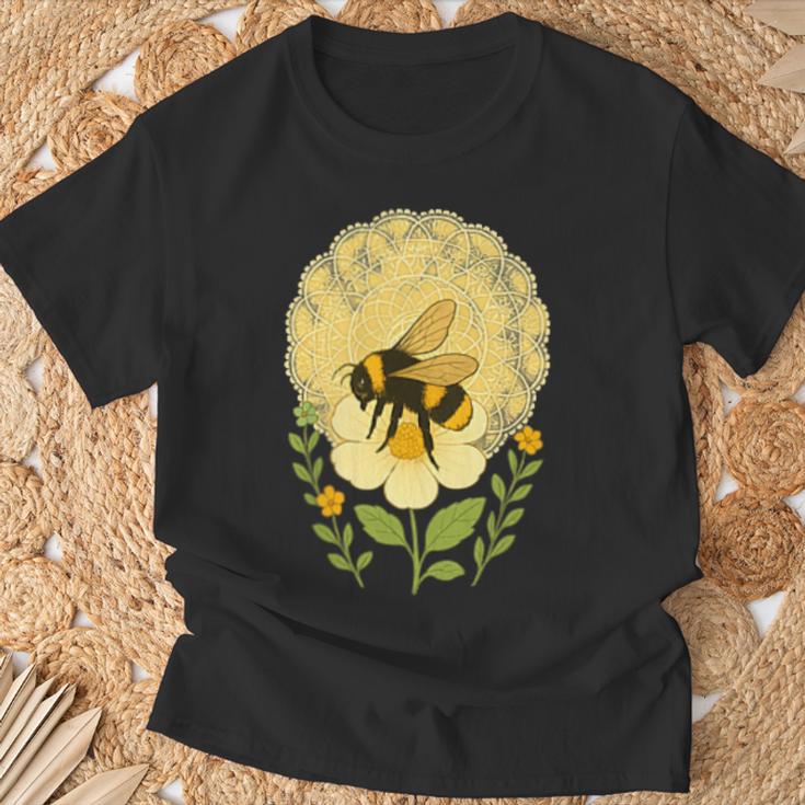 Bourdon Nature Et Napperons T-Shirt Cadeaux pour les vieillards