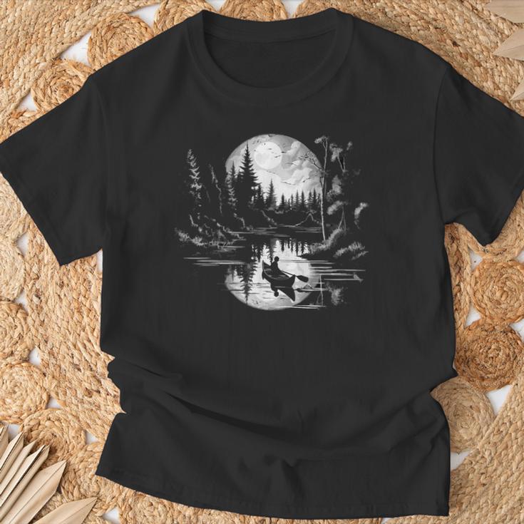 Canoe Canadian Canoeists Nature Canoe T-Shirt Gifts for Old Men