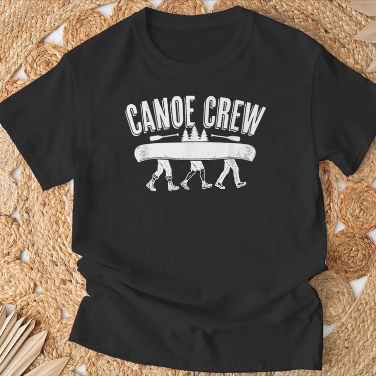 Canoe Crew Canoeing T-Shirt Gifts for Old Men