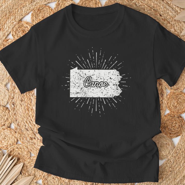 Canoe Pennsylvania T-Shirt Gifts for Old Men