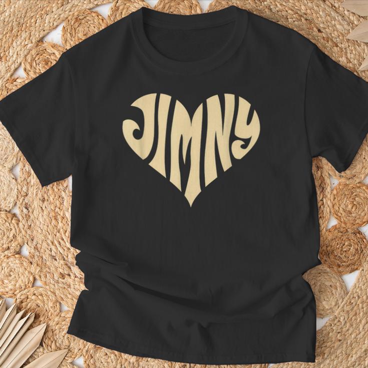 Cœur D'amour Rétrointage Pour Jimny Ivoire T-Shirt Cadeaux pour les vieillards