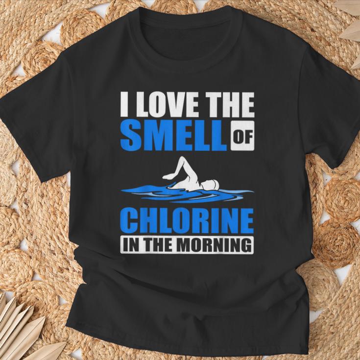 Cool Swimming Art Men Women Swimmer Swim Lover Pool Chlorine T-Shirt Gifts for Old Men