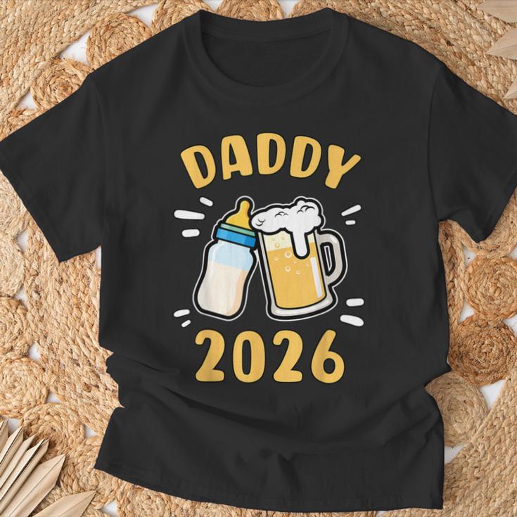 Daddy 2026 Nuovo Papà Annuncio Del Padre Giovane Maglietta Regalos para ancianos