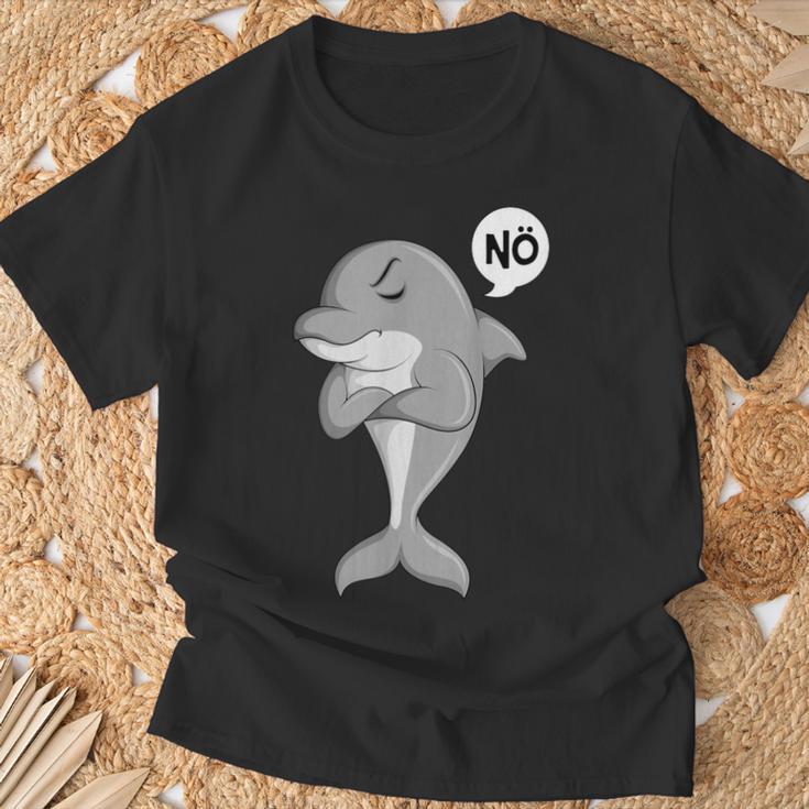 Delfin Nö Kinder Damen Mädchen T-Shirt Geschenke für alte Männer