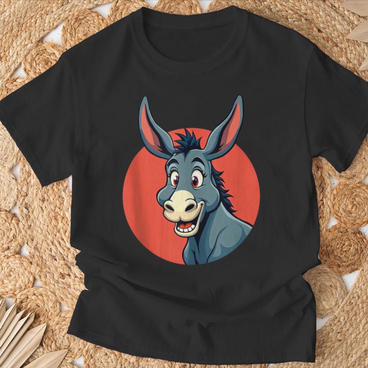 Divertido Gráfico De Animales De Burro Para Hombres Es Y Niños In Mangas Camiseta unisex Regalos para ancianos
