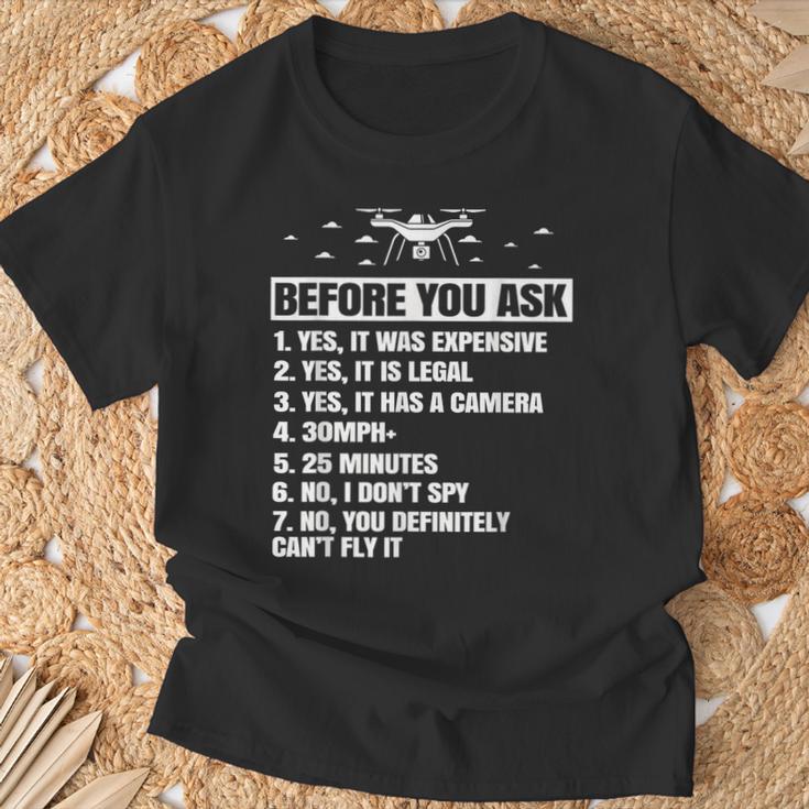 Drone Para Multicopter Boy Hombres Niños Fpv Pilot Camiseta unisex Regalos para ancianos