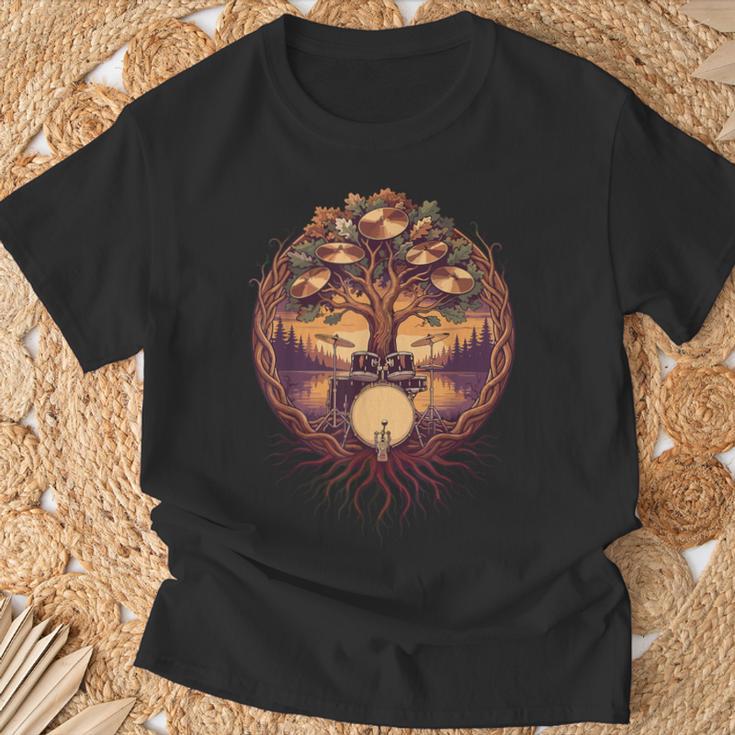 Drummer Drum Kit Musician Percussion Player T-Shirt Gifts for Old Men Drummer Drum Kit Musician Percussion Player T-Shirt Gifts for Old Men