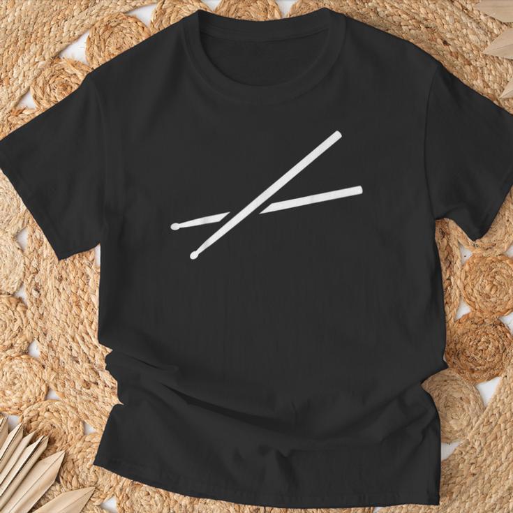 Drumsticks Drum Kit T-Shirt Gifts for Old Men