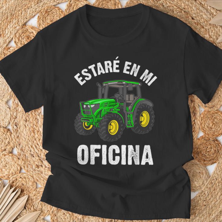 Estaré En Mi Oficina Tractor Agricultor Granjero Tractores Camiseta unisex Regalos para ancianos