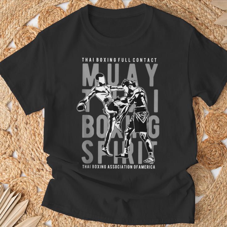 Full Contact Thai Boxing Association Of America Muay Thai T-Shirt Gifts for Old Men Full Contact Thai Boxing Association Of America Muay Thai T-Shirt Gifts for Old Men