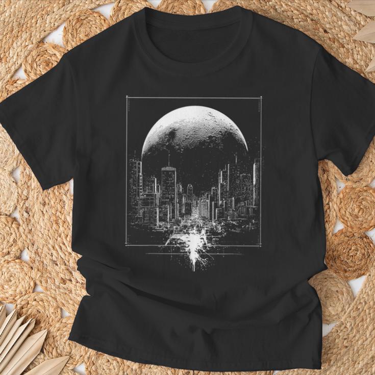 Géonétrique Lunaire T-Shirt Cadeaux pour les vieillards