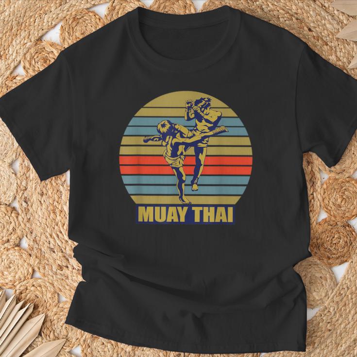 Great Muay Thai Kickboxing Martial Artist Thailand T-Shirt Gifts for Old Men