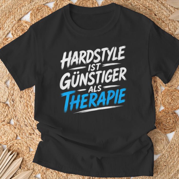 Hardstyle Ist Günstiger Als Therapie Musikmotiv T-Shirt Geschenke für alte Männer
