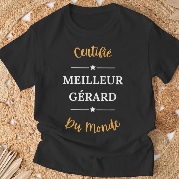 Homme Humour Gérard Prénom Meilleur Gérard T-Shirt Cadeaux pour les vieillards