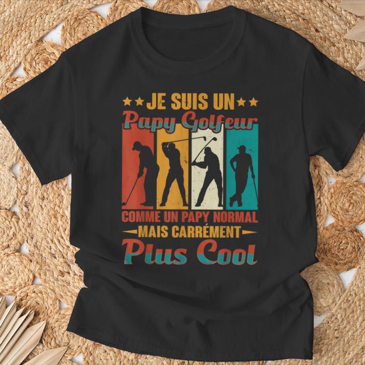 Humour Golf Golfeur Papy T-Shirt Cadeaux pour les vieillards