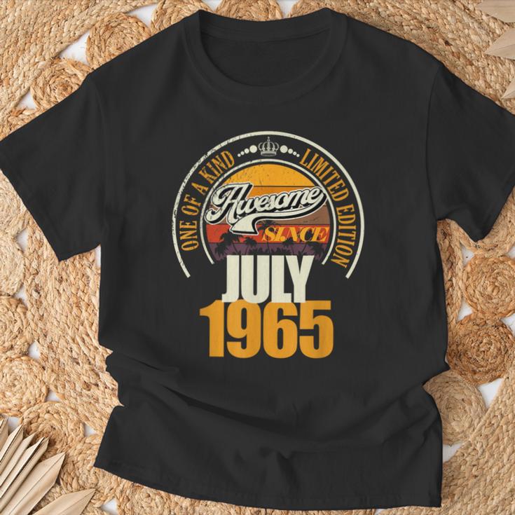 Ideal Desde Julio De 1965 61 Cumpleaños 61 Años Camiseta unisex Regalos para ancianos