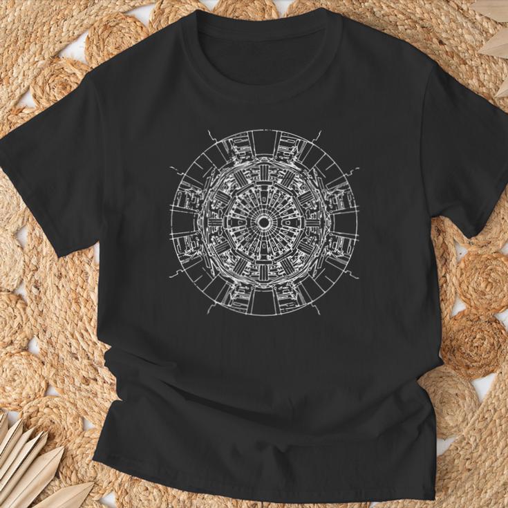 Ilustración Del Colisionador De Hadrones Grande Del Cern Camiseta unisex Regalos para ancianos