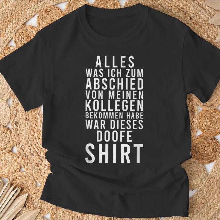 Jobwechsel Geschenk Für Mitarbeiter Kollegen Abschied T-Shirt Geschenke für alte Männer