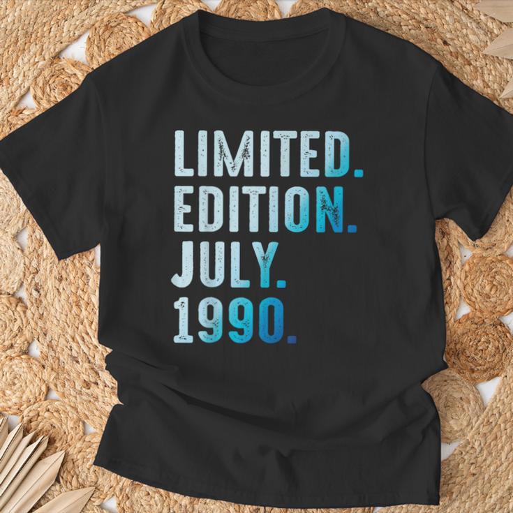 Julio 1990 Año 1990 Retro 1990Intage Edición Limitada Camiseta unisex Regalos para ancianos