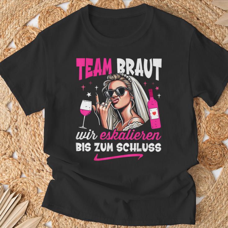 Junggesellenabschied Frauen Team Braut Jga Frauen T-Shirt Geschenke für alte Männer
