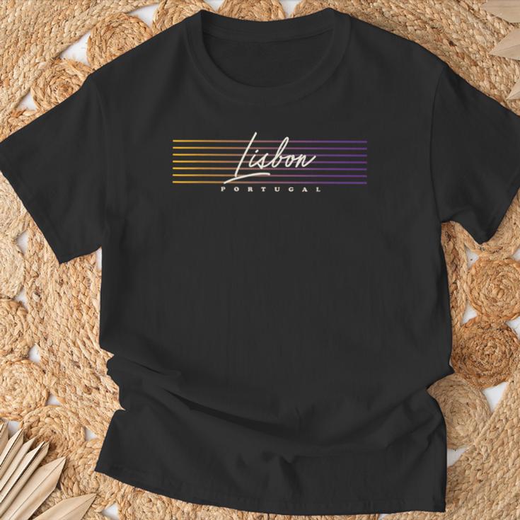 Lisboa Recuerdointage Portugal Camiseta unisex Regalos para ancianos