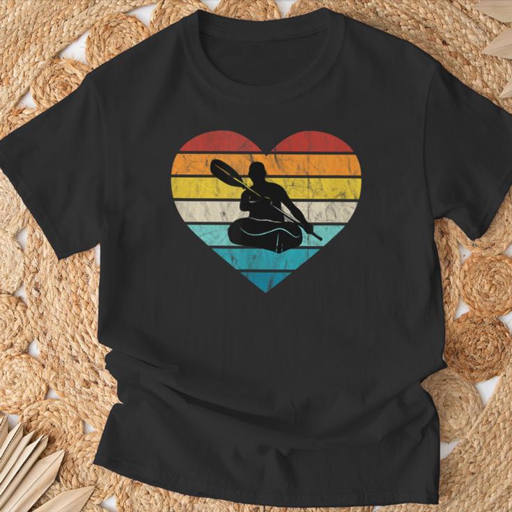 I Love Canoeing Water Sports Canoe Tour Paddling Canadian T-Shirt Gifts for Old Men