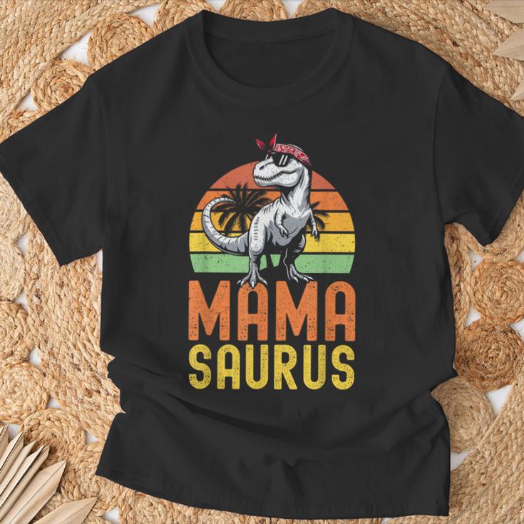 Mamasaurus T-Rex Dinosaurio Día De La Madre Mamá Madre Dino Camiseta unisex Regalos para ancianos