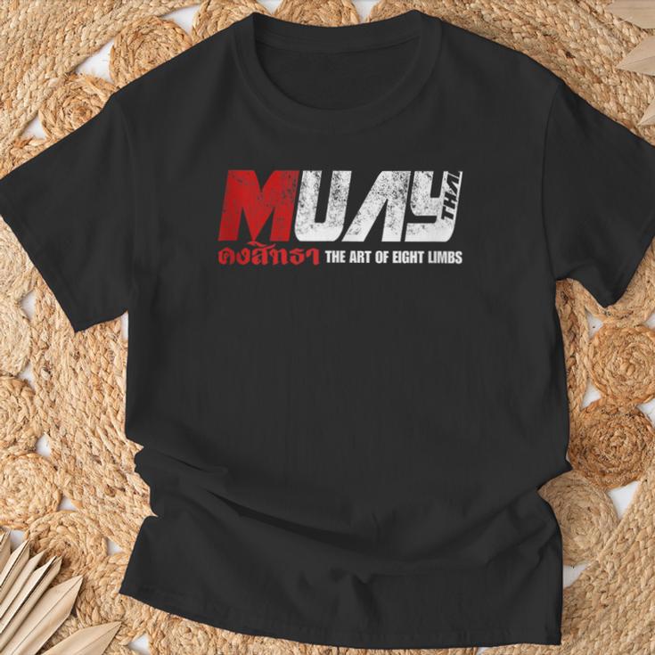 Martial Arts Muay Thai T-Shirt Gifts for Old Men