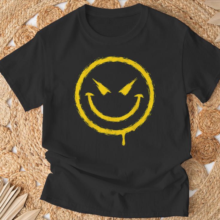Meltingmile Face Groovige Lustige Coole Hippie-Ästhetik T-Shirt Geschenke für alte Männer