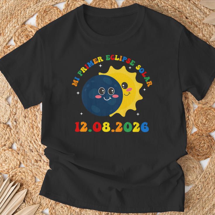Mi Primer Eclipseolar Total Del 12 De Agosto Eclipse Para Niños Pequeños Camiseta unisex Regalos para ancianos